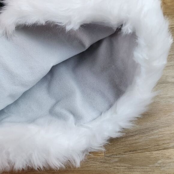 🩵NWOT Dark Green Sequin Long Unisex Santa Hat - Picture 7 of 8